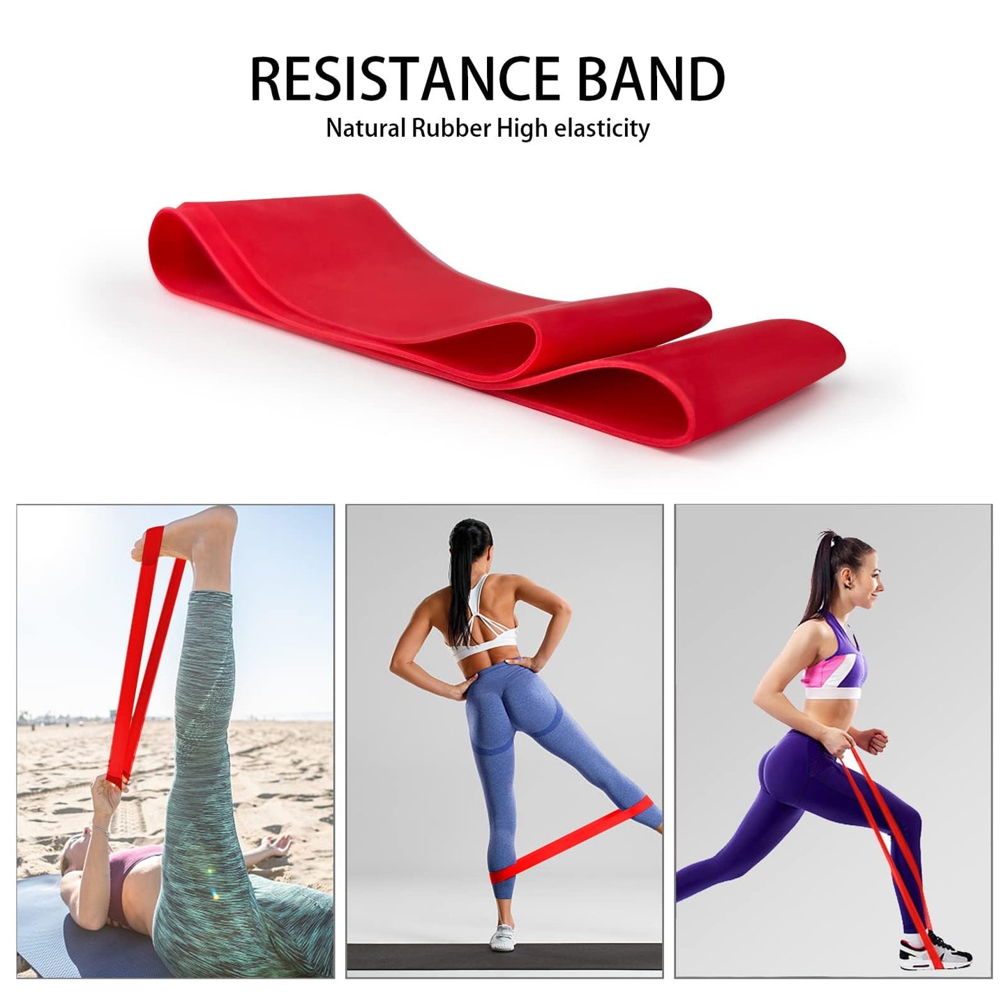 JOYENERGY 5 in 1 Foam Roller Set High Density Foam Roller Patented, Massage Stick, Massage Ball, Resistance Band for Deep Muscle Massage Pilates Yoga, Fitness for Trigger Point Release