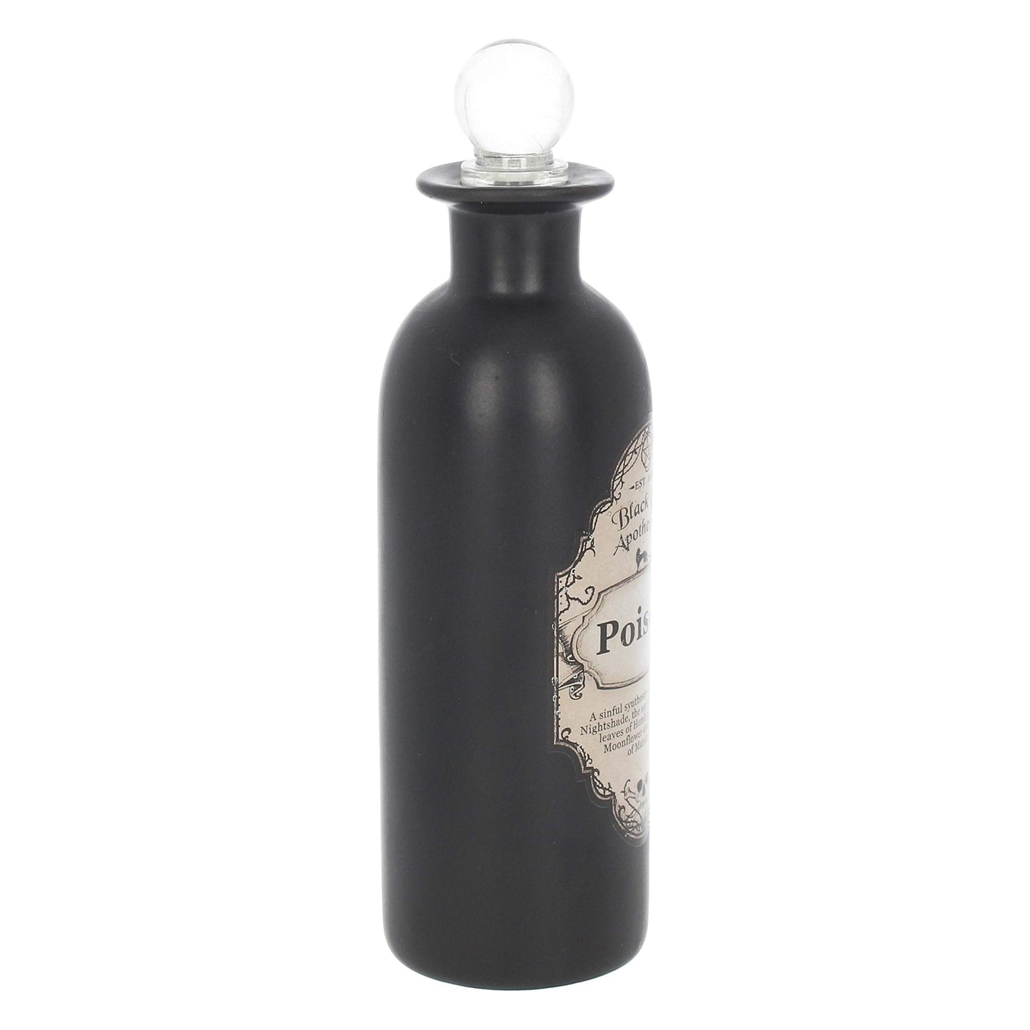 Nemesis Now Poison Apothecary Potion Bottle, Gothic Decor, Sinister Design, Unique Gift for Witches, 19cm