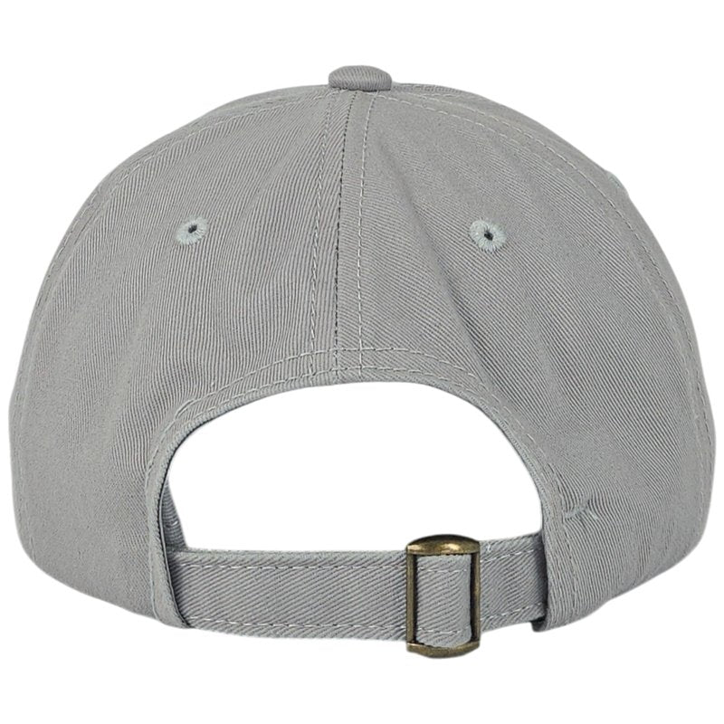 Vintage Classic Dad Hat Two Tone – 100% Cotton, Adjustable Metal Buckle Strap, Low-Profile Fit, Baseball Cap Unisex Grey Navy