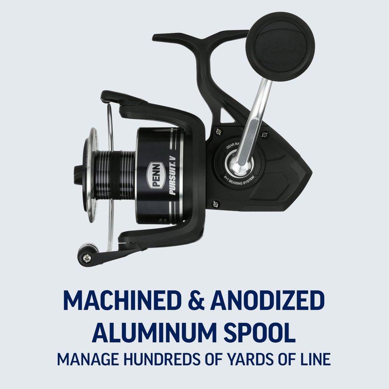 Penn Pursuit V Spinning Reel and 7' 1-Piece Fishing RodCombo, Graphite Composite Rod Blank Construction, EVA Handles