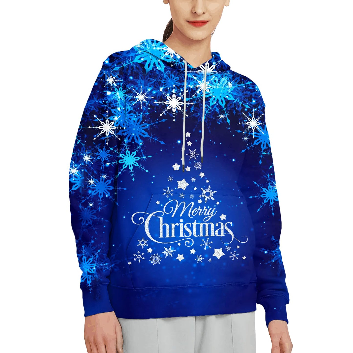 Hgvoetty Men Christmas Hoodies 3D Ugly Christmas Sweatshirts Graphic Hooded Swatshirts for Christmas Party L