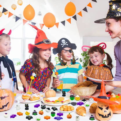 Jofan 36 PCS Halloween Mochi Squishy Toys Squishies for Kids Girls Boys Halloween Party Favors Halloween Treat Bags Gifts