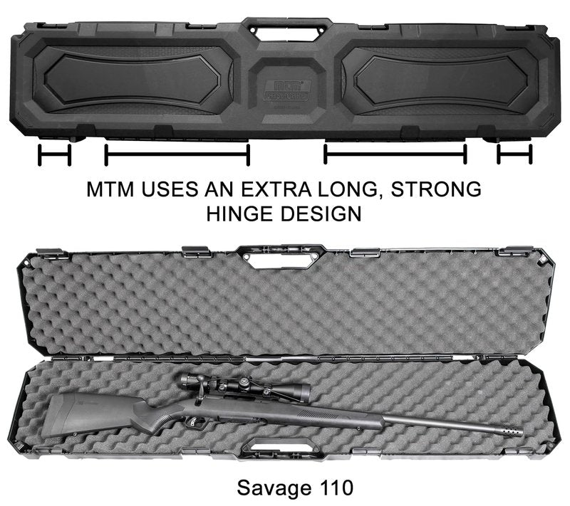 MTM RC51 Single Scoped Rifle Case 51, USA Made, Black