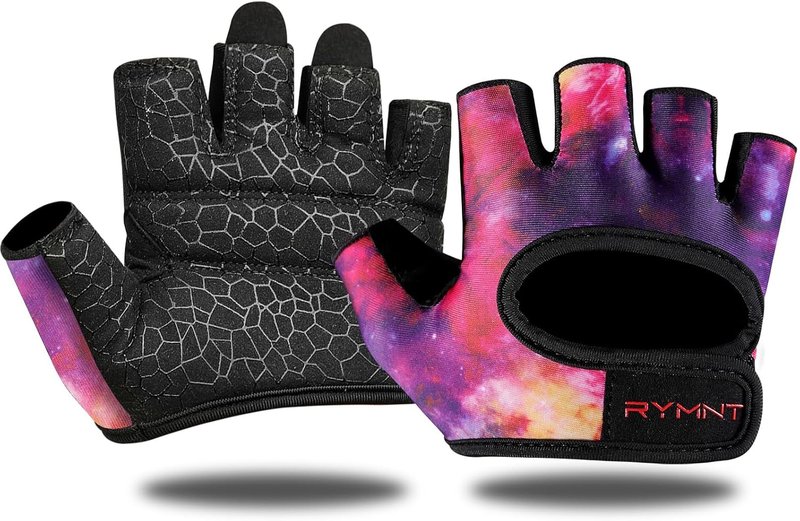 Minimal Weight Lifting Gloves - Full Palm Protection & Extra Grip for Men and Women | Short Micro Workout Pads