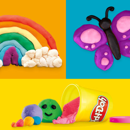 Play-Doh Jewel Colors Bulk 12-Pack of 4-Ounce Cans, Party Favors, Back to School Gifts, Prizes, & Party Favors, Kids Arts & Crafts, Preschool Toys, Ages 2+ (Amazon Exclusive)