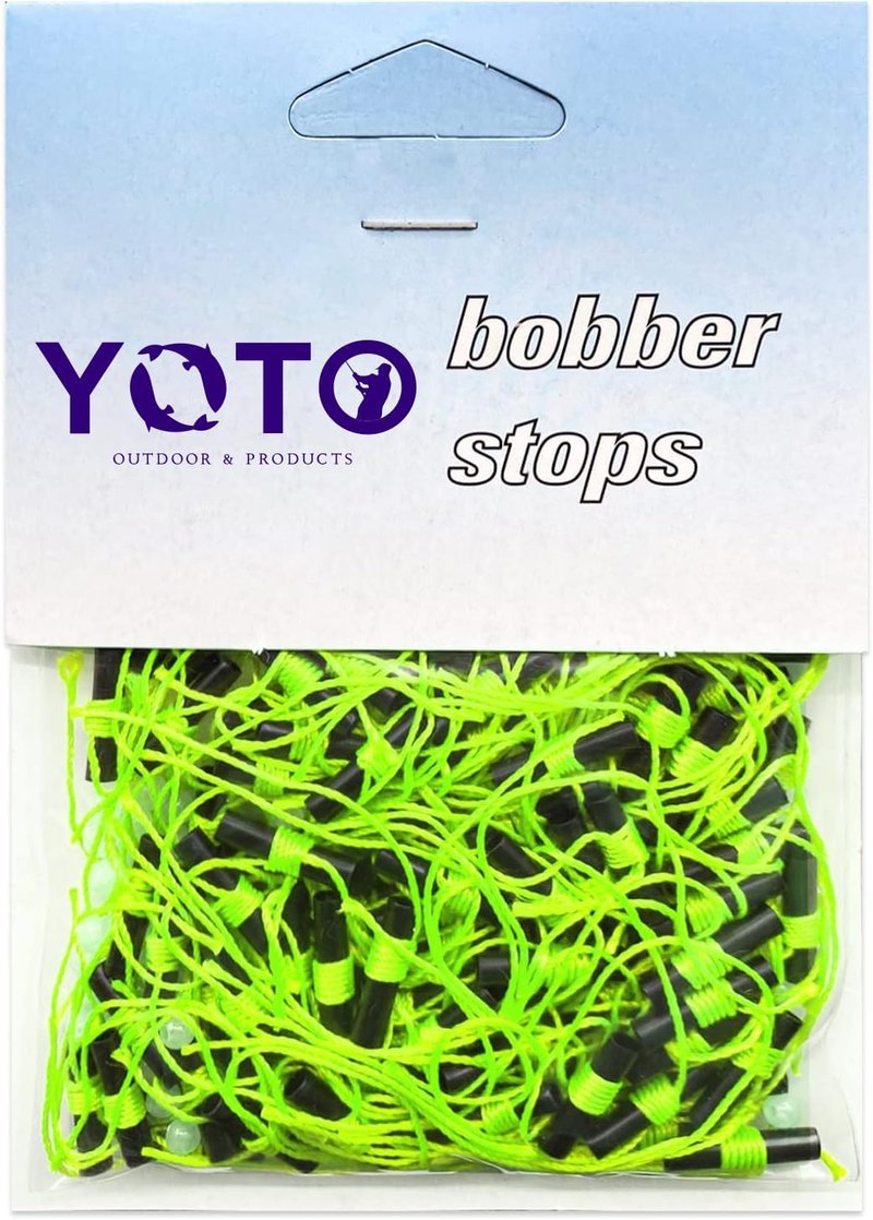 Fishing Bobber Stops - Durable Float Stops with Glow Beads | Easy String Knots