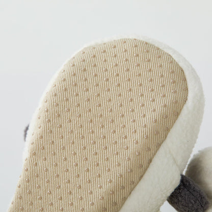pureborn Baby Boys Girls Shoes Fleece Cozy Fall Winter Booties Warm Slippers Bedroom Boots Cow 0-3 Months