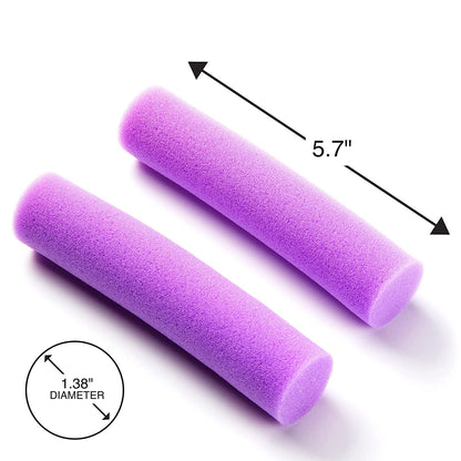Conair Foam Hair Rollers - Heatless hair curlers - Foam Rollers - Heatless Hair rollers in Large - Pink - 9 Count w/storage case