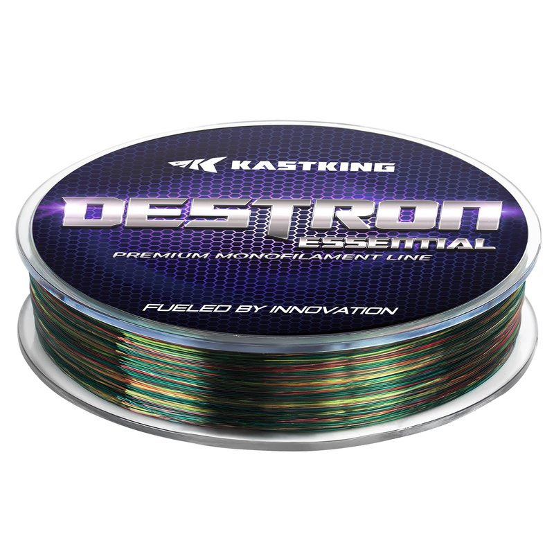 KastKing Destron Essential Monofilament Fishing Line, Chaos Camo, 17LB, 300 yds