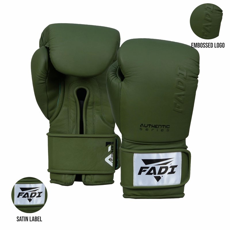 Fadi Sports A1 Pro Boxing Gloves, Genuine Cowhide Leather, Training & Sparring Gloves for Men & Women, Muay Thai MMA Kickboxing Heavy Bag Mitt Work, Multi-Layer Foam, Ventilated Palm, 10 12 14 16 Oz