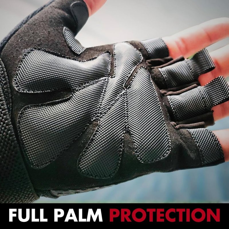 Fit Active Sports New Grip 2.0 Ventilated Weight Lifting Workout Gloves with Wrist Wraps for Gym Exercise, Weightlifting, Pull Ups - for Men & Women (M)