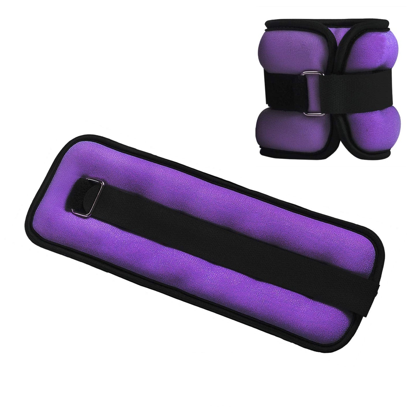Vaupan Ankle/Wrist Weights, Small Leg Arm Hand Cuff Weights for Women Kids, Exercise Equipment with Adjustable Straps for Fitness Gym Dancing Walking Jogging Gymnastics Aerobics (1 Pair)