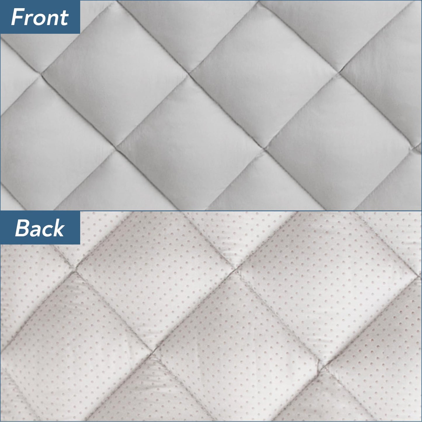 Magik & Kover Dog Crate Pad 2 Pack, Soft Dog Crate Mat with Anti-Slip Bottom, Machine Washable Kennel Pad, Fits 24 Inch, Grey