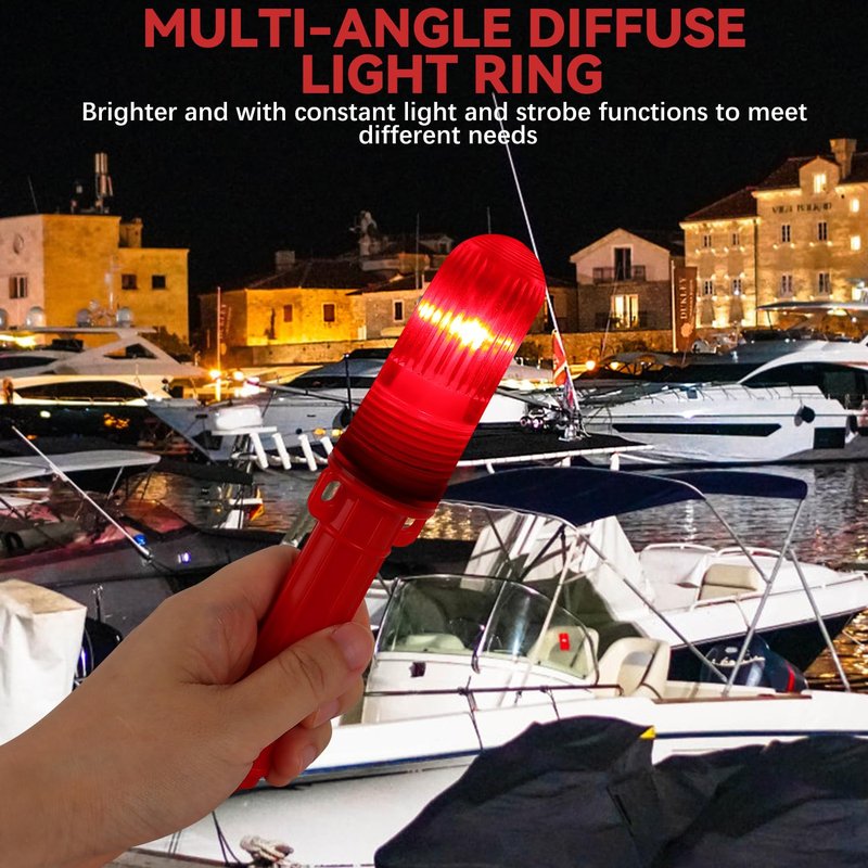 2PCS Boat Flares,Boat Flares Coast Guard Approved Marine, Flares for Fishing Boats, Life Rafts & Emergency Signaling