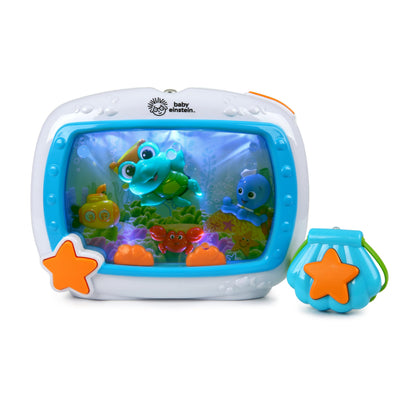 Baby Einstein Sea Dreams Soother, Crib Toy with Remote, Baby Sleep Aid, Calming Lights & Melodies, Newborn and Up