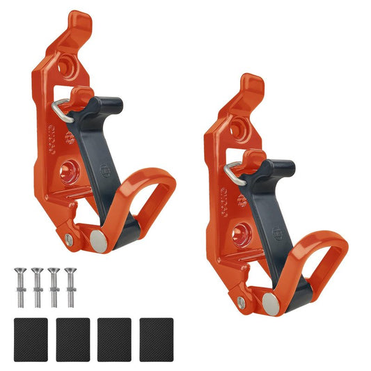 2 PCS Shovel Rack- Perfect Overlanding Gear and Off-Road Accessory for Trucks- Securely Mounts on Roof Rack- Tool Holder,Rubber Clamp Grip Mount Kit Fits Shovel Holder Wall Mount, and Pole Clamp
