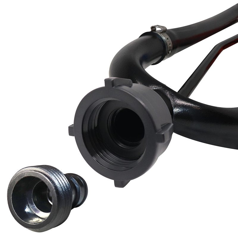 Seaworks Dual Feed Muff Style Boat Motor Flusher | Use for Antifreeze Winterization or Common Water Flush | 5/8 Inch Standard Garden Hose Connection