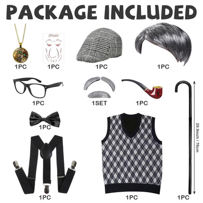 Joyesplay 100 days after school-Grandpa COS suit