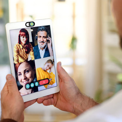 IMNEXT2U Laptop Camera Cover Slide Cute Ultra Thin Webcam Cover Phone Camera Blocker to Protect Privacy for Computer, iPhone, Desktop, Tablet, Chromebook, PC - Daisy