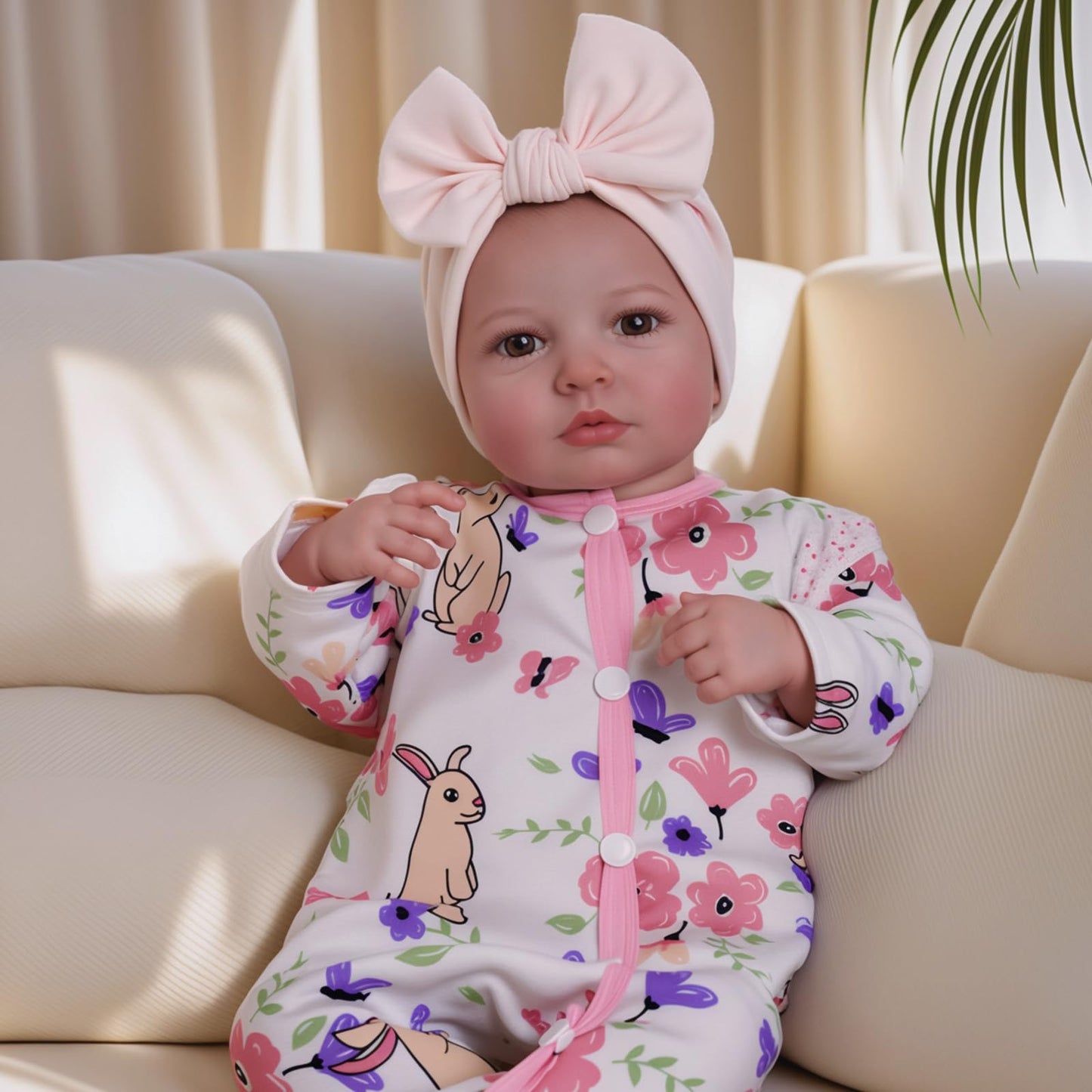 BABESIDE Reborn Baby Dolls - 20-inch Cute Soft Vinyl Realistic Baby Doll Real Life Baby Dolls with Complete Accessories Perfect for Cuddling, Playtime, and Gift Giving