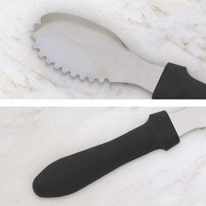 Messermeister Pro-Torch Plus Culinary Scoop & Scraper - Multi-Purpose Tool to Remove Seeds, Pulp & More - AISI420 Stainless Steel & Oversized Handle