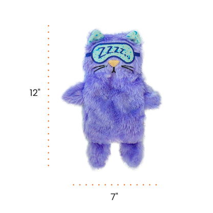 Catstages Purr Pillow Kitty Calming Cat Toy with Touch-Activated Purring and Soft Plush, Purple - Helps Reduce Stress & Provide Anxiety Relief for Cats, X-Large