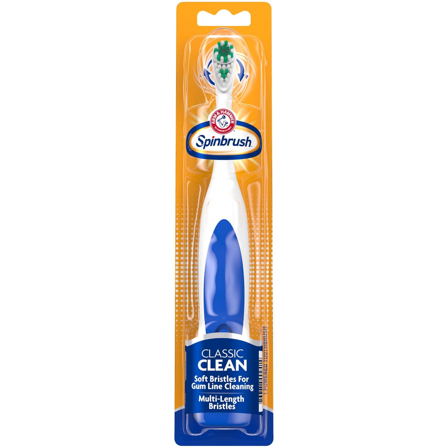 Spinbrush Pro+ Deep Clean, Battery Toothbrush for Adults, Soft Bristles, Batteries Included