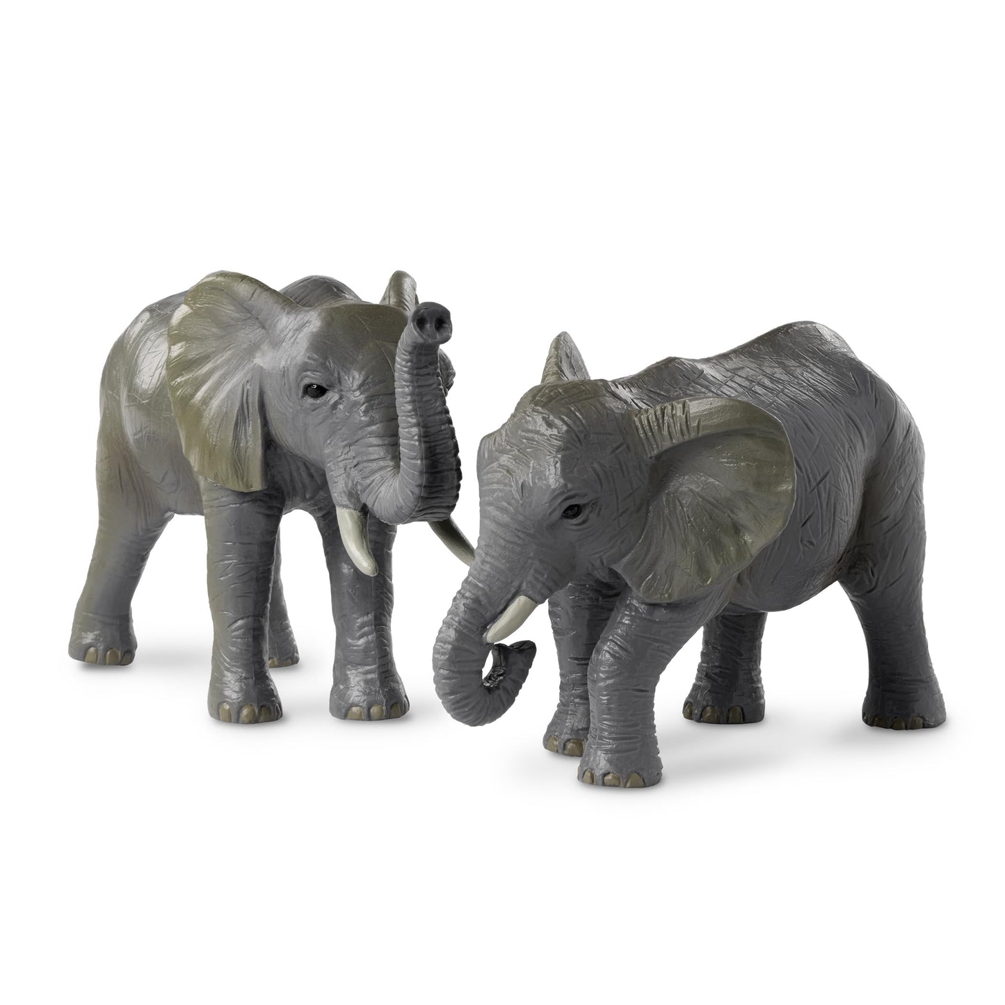 Terra By Battat – 4 Pieces African Elephant Toys Family Set – Realistic Plastic Safari Animals Figures – Animal Toys for Kids 3+ Years – Elephant Gifts & Baby Shower Decorations