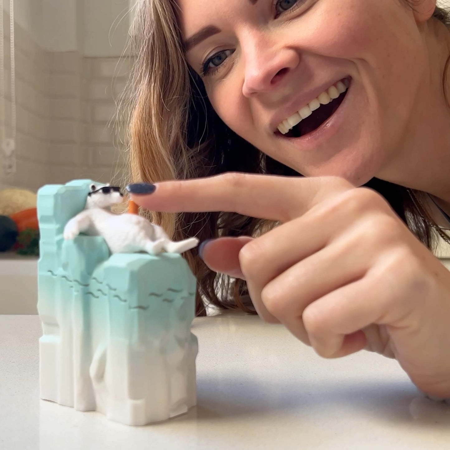 Joe Snow Fridge Baking Soda Deodorizer - Baking Soda Container | Baking Soda for Fridge and Freezer Odor Eliminator | Baking Soda Fridge Deodorizer