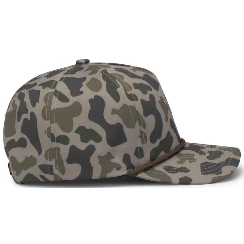 Pacific Headwear Duck Camo 5-Panel Trucker Cap, Coastland, OS