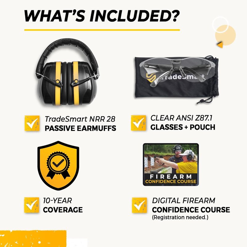 High-Performance Shooting Earmuffs & Eye Protection Glasses | Ultimate Comfort & Safety