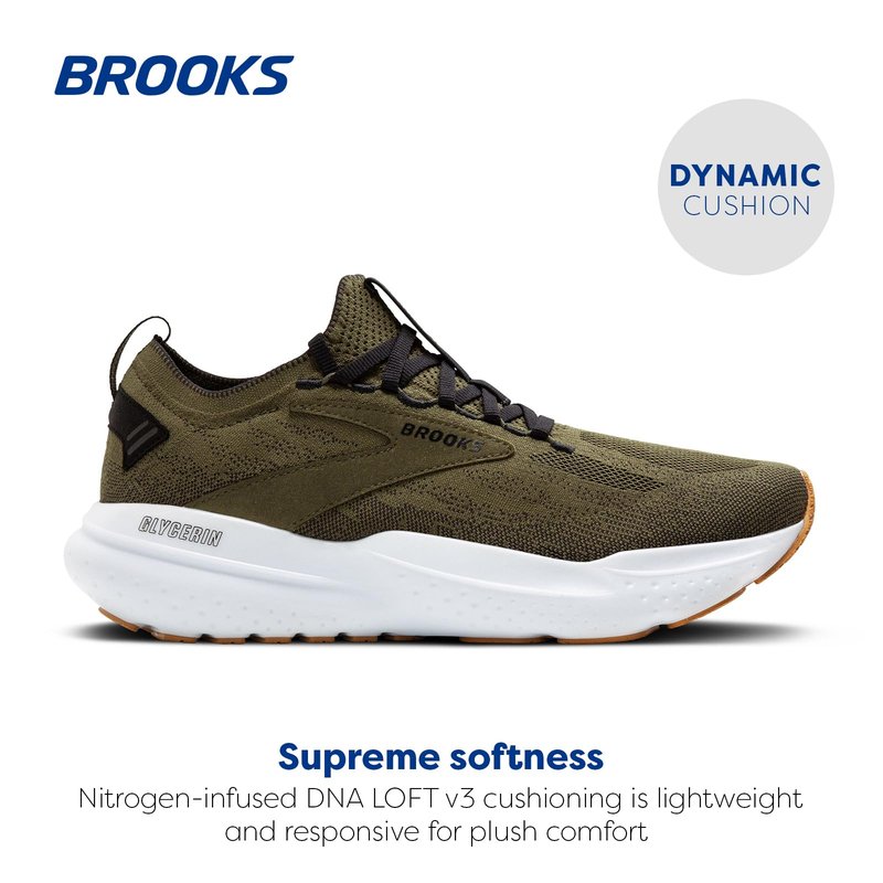 Brooks Men’s Glycerin Stealthfit 21 Neutral Running Shoe