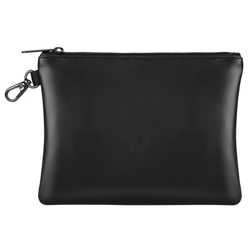 Lcjtop Golf Tee Pouch. 8.9 x 7 inches Travel Gear Professional Zippered Golf Tee/Ball Pouch Bag for Men & Women.Black