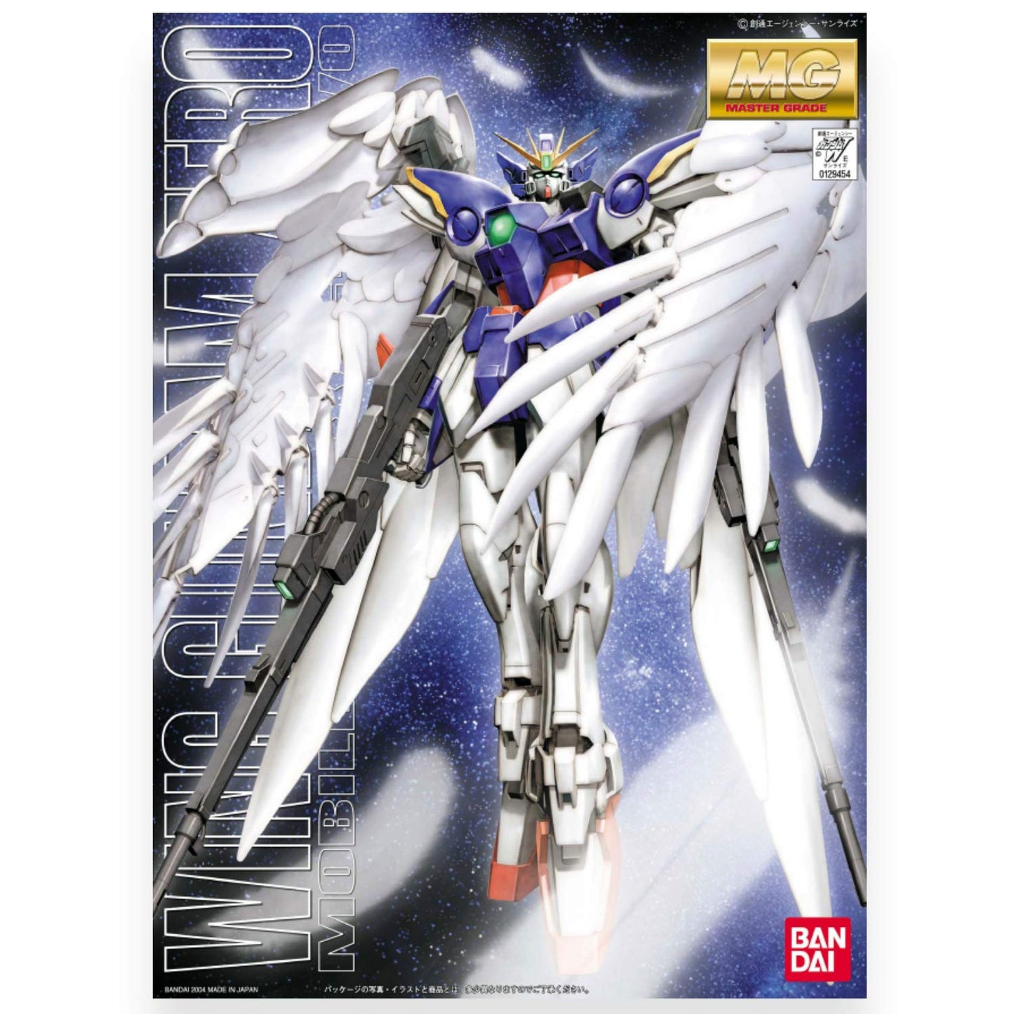 Bandai Model Kit GUNDAM - MG Wing Gundam Zero Custom 1/100 - Model Kit, Multicolor, 129454