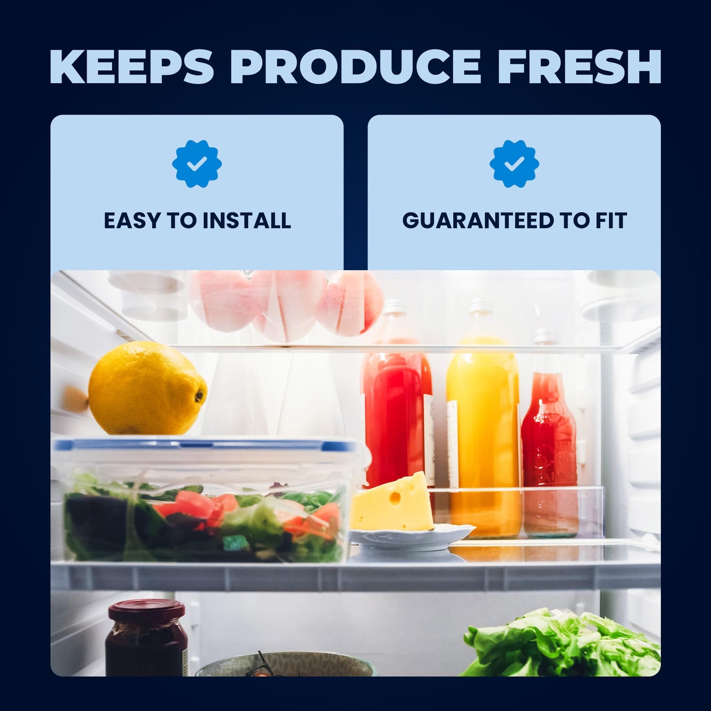 Fresh LT120F Air Filter Replacement, Compatible With: 9918, 795 and LG ADQ73214404, LMXS30776S, 4 Pack - Fresh