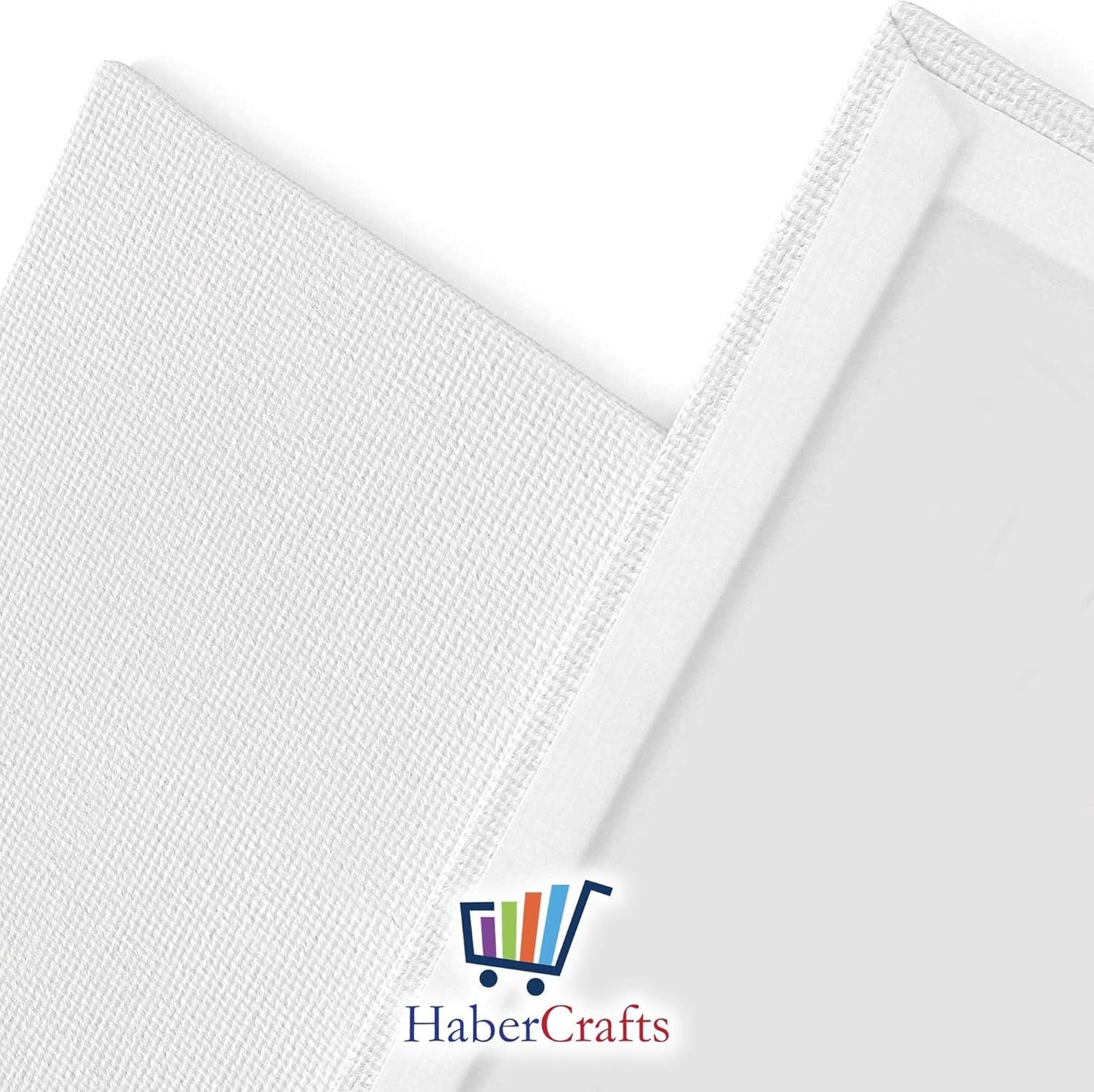 A2 Canvas Panel Stretched Blank Canvas Board Primed Artist Boards 100% Cotton for Oil Paint Acrylic Painting Mixed Media Acid Free White Canvases Art Painting Panel (A2 Size - 420 x 594mm - 1 Board)