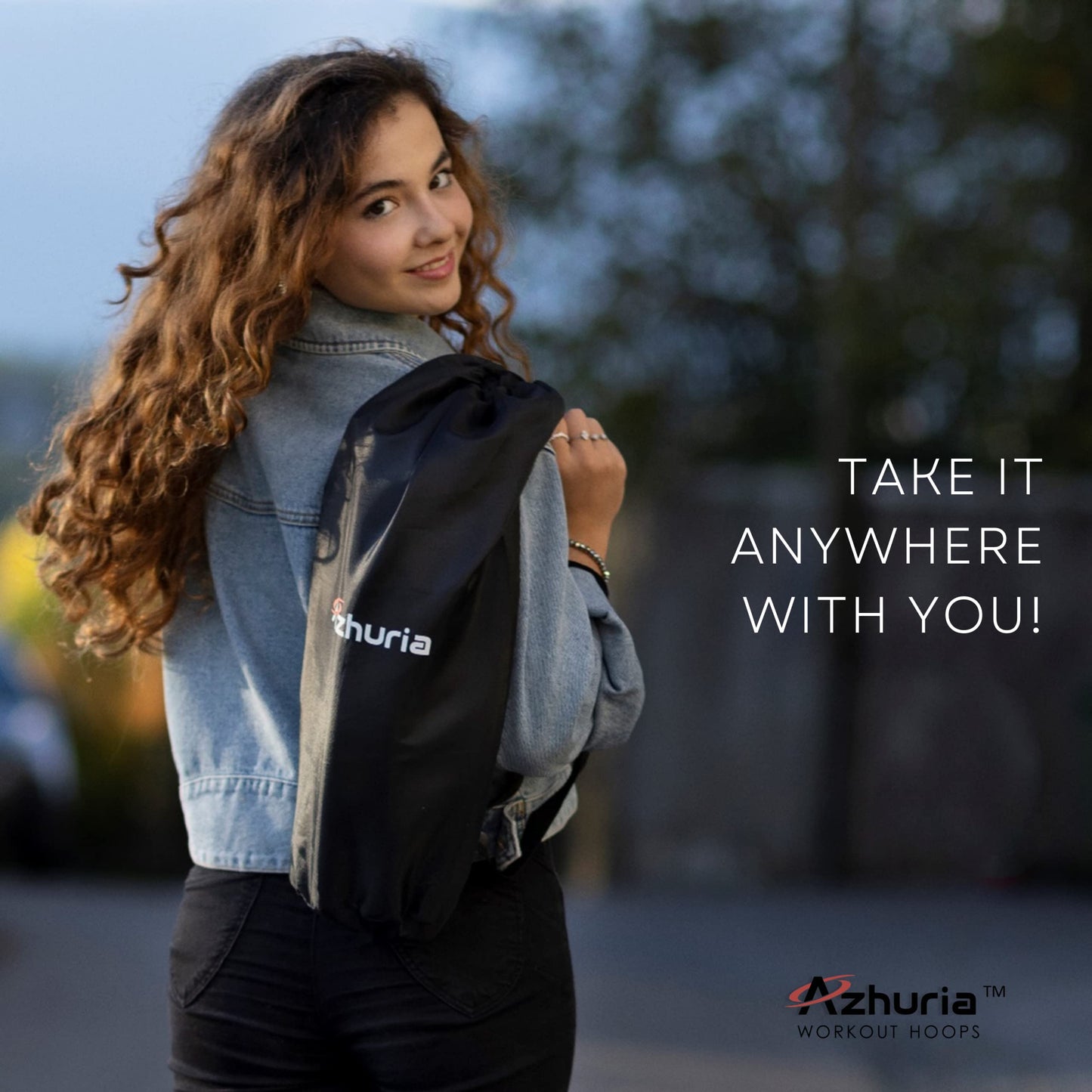 Azhuria Weighted Hula Hoop Plus Size | 3.2lb Weight, 43in Diameter | Extra Large Hula Hoop for Adults Weight Loss | Easy to Spin, Soft Padding | Exercise Hoop for Beginners & Advanced Hoopers