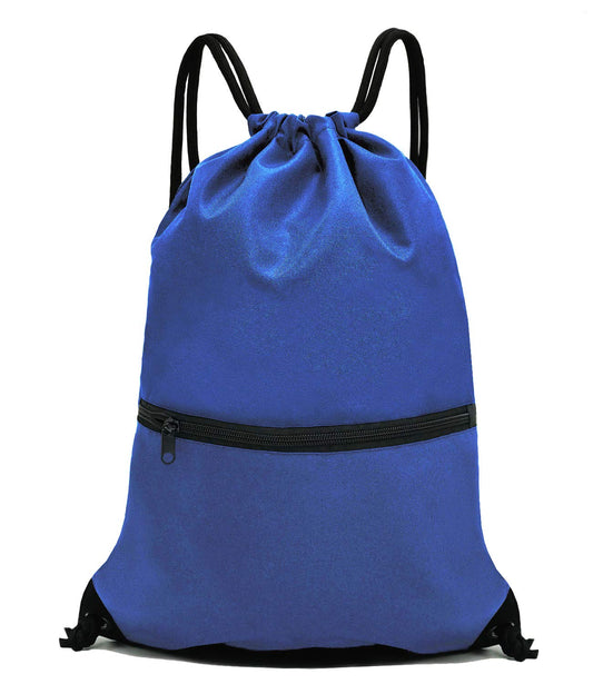 HOLYLUCK Drawstring Backpack Bag Sport Gym Sackpack (blue)