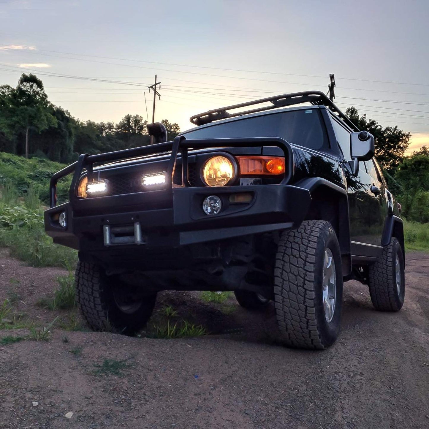 Nilight 60002F-B 36W 6.5-Inch Flood LED Light Bar - Off-Road Driving Fog Light for Boats, Trucks - 2PCS, Super Bright, 2 Years Warranty