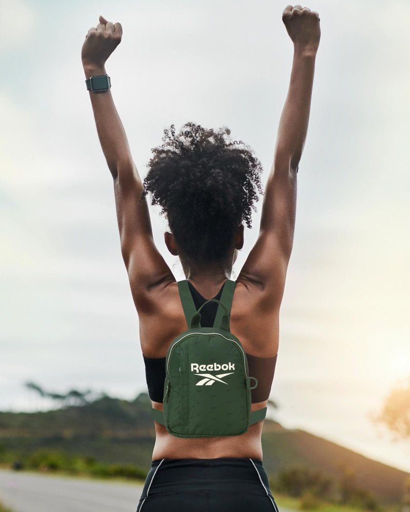 Reebok Womens Backpack - Zipper Closure Mini Lightweight Backpack Purse for Women - Everyday Bag & Travel Bag for Women, Reagan Green