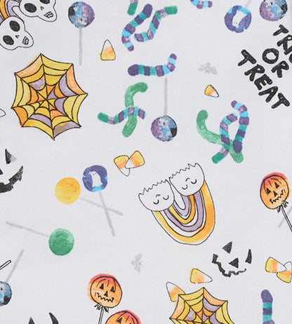 Burt's Bees Baby Baby Girl's Toddler Pajamas, Tee and Pant 2-Piece Pj Set, 100% Organic Cotton, Halloween Treats