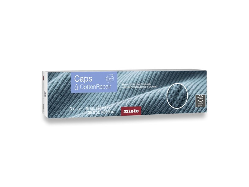 Miele Original WA CCR 0302 L CottonRepair Capsules, Special-Purpose Laundry Detergent for Cotton Fabrics, Pack of 3 – 11703360