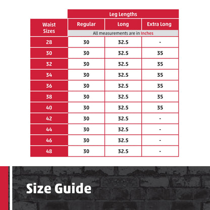 TuffStuff - Pro Work Trousers, 36" Waist, Regular 30" Length - Heavy-Duty Tradesman Trousers with Knee Pad Pockets - Tuck-Away Holster Pockets with YKK Zip & Triple-Stitched Seams - Functional Design