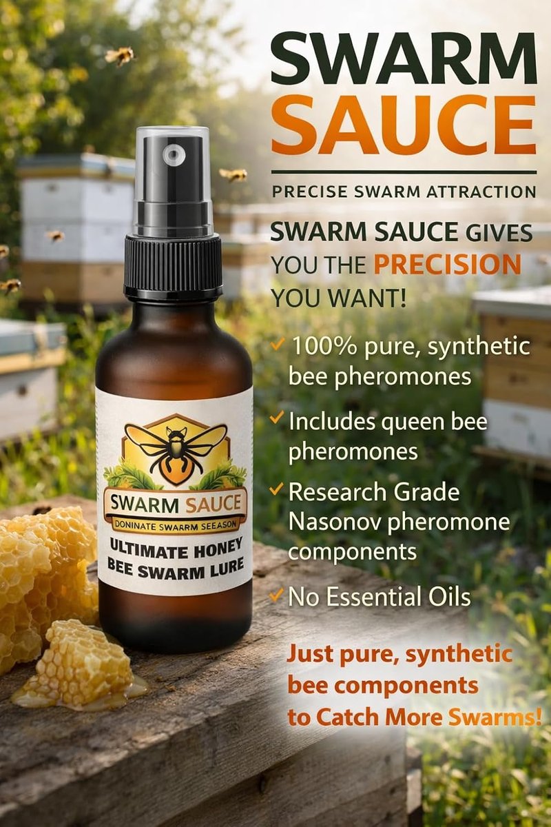 Ultimate Honey Bee Swarm Lure - Premium Nasonov Pheromone Blend | Long-Lasting Attractant for Beekeepers - 0.15oz Smear Tube