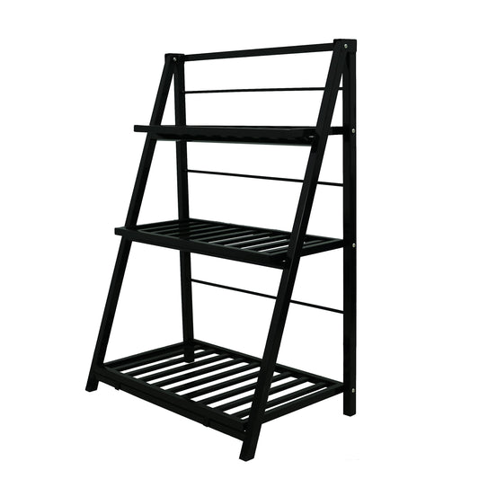 Gardzen Heavy Duty 3 Tier Metal Plant Stand, Flower Display Rack, Planter Shelf Holder Storage for Indoor Outdoor Use Clearance
