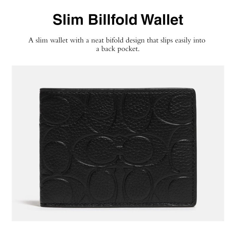 Slim Bill in Signature Leather