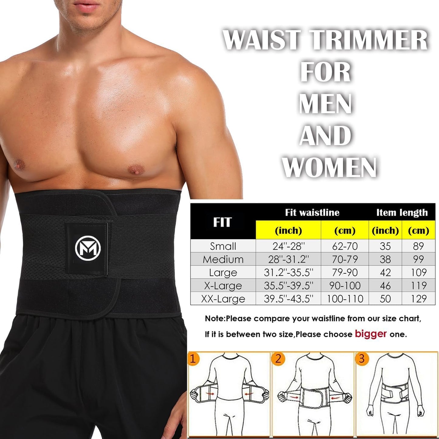 Moolida Waist Trainer for Women Waist Trimmer Workout Fitness Back Support (Hotpink,Small)