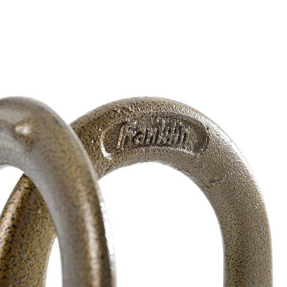 Franklin Sports Horseshoe Set - Cast iron Horseshoes and Steel Stakes - Official Size and Weight - Perfect for Yard and Beach - Recreational