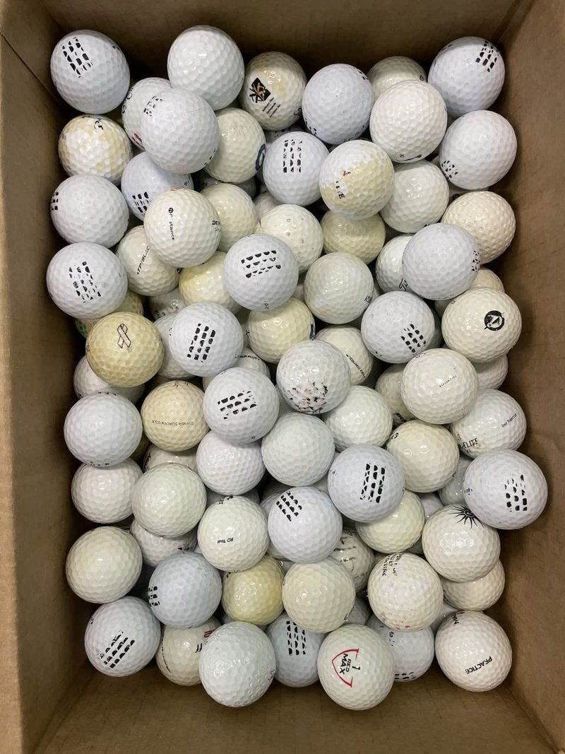 Golf Ball Planet 72 Ball Mesh Bag Hit Away Practice Used Golf Balls