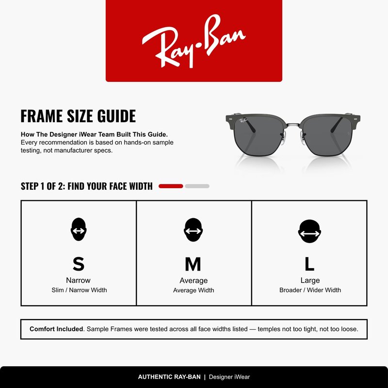Ray-Ban RB4416 New Clubmaster 6653B1 53MM Grey On Black/Dark Grey Square Sunglasses for Men for Women
